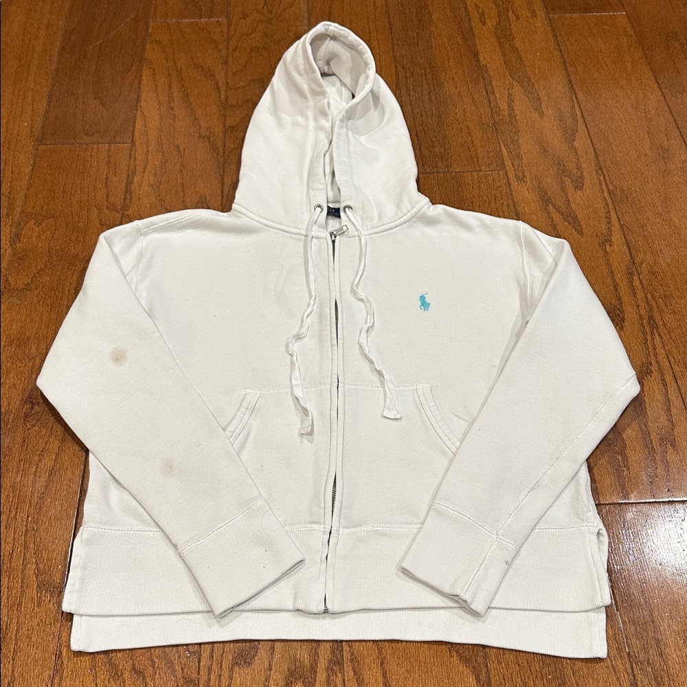 Ralph Lauren women’s white Polo Hoodie—please read!